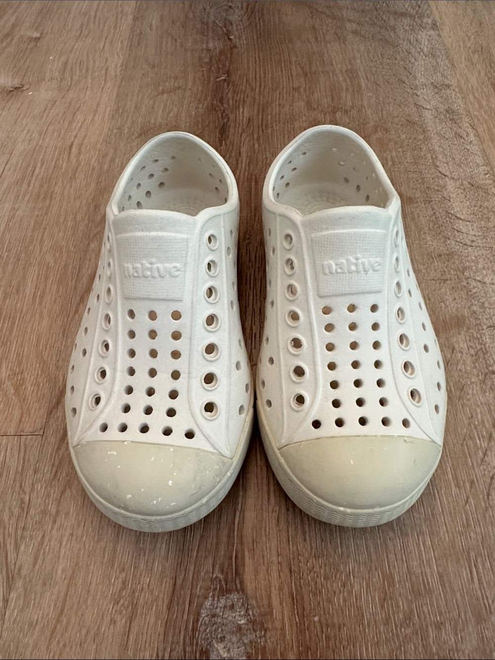 Native Jefferson Kids Shoes Speckled Taupe